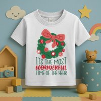 It's The Most Wonderful Time Of The Year Christmas Holiday Toddler T-Shirt