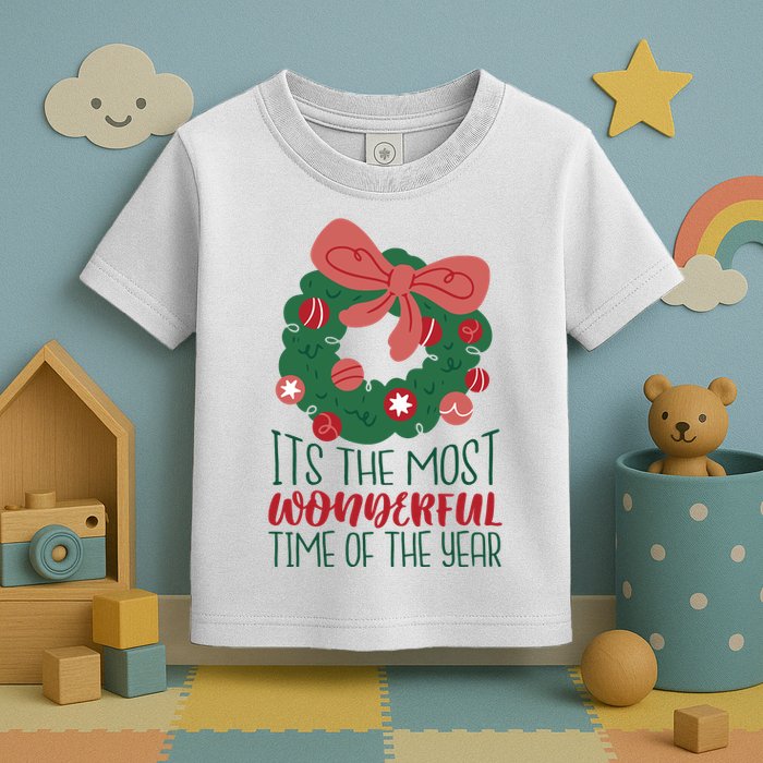 It's The Most Wonderful Time Of The Year Christmas Holiday Toddler T-Shirt