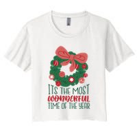 It's The Most Wonderful Time Of The Year Christmas Holiday Crop Top