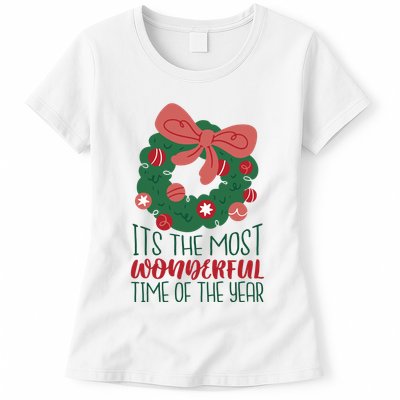 It's The Most Wonderful Time Of The Year Christmas Holiday Womens T-Shirt