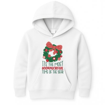 It's The Most Wonderful Time Of The Year Christmas Holiday Kids Hoodie