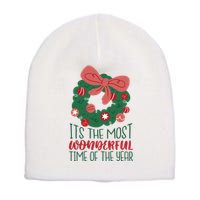 It's The Most Wonderful Time Of The Year Christmas Holiday Short Acrylic Beanie
