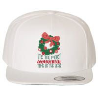 It's The Most Wonderful Time Of The Year Christmas Holiday Wool Snapback Cap