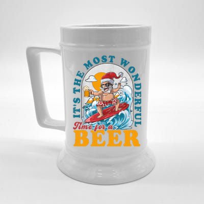 Its The Most Wonderful Time For Santa Christmas In July Beer Stein