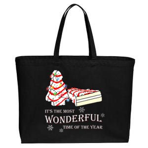 It's The Most Wonderful Time Of The Year Debbie Christmas TShirt Cotton Canvas Jumbo Tote