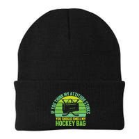 If Think My Attitude Stinks You Should Smell My Hockey Bag Beanie