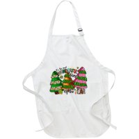 ItS The Most Wonderful Time Of The Year Christmas Cake Full-Length Apron With Pockets