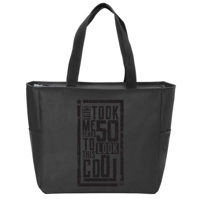 It Took Me 50 Years To Look This Cool 50th Birthday Celebration Zip Tote Bag