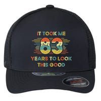 It Took Me 83 Years To Look This Good 83rd Birthday Retro Flexfit Unipanel Trucker Cap