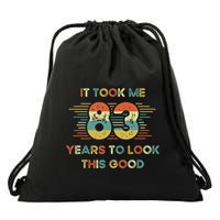 It Took Me 83 Years To Look This Good 83rd Birthday Retro Drawstring Bag