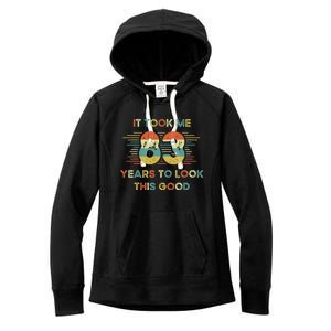 It Took Me 83 Years To Look This Good 83rd Birthday Retro Women's Fleece Hoodie