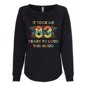 It Took Me 83 Years To Look This Good 83rd Birthday Retro Womens California Wash Sweatshirt