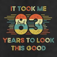 It Took Me 83 Years To Look This Good 83rd Birthday Retro 25L Jumbo Tote