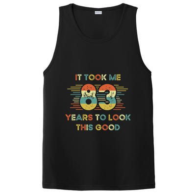It Took Me 83 Years To Look This Good 83rd Birthday Retro PosiCharge Competitor Tank