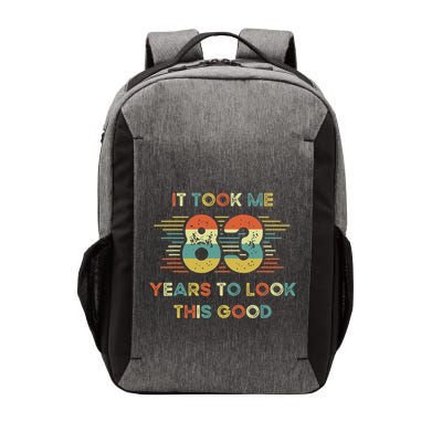 It Took Me 83 Years To Look This Good 83rd Birthday Retro Vector Backpack