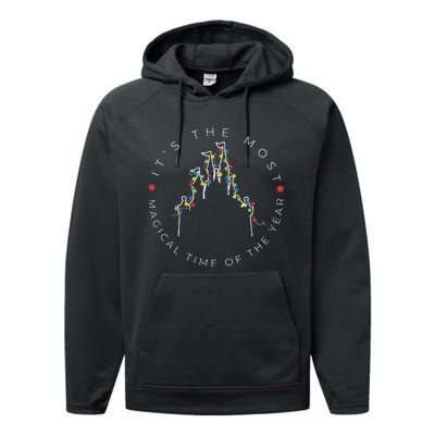 Its The Most Magical Time Of The Year Christmas Xmas Holiday Performance Fleece Hoodie