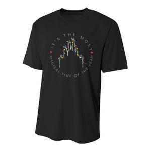 Its The Most Magical Time Of The Year Christmas Xmas Holiday Youth Performance Sprint T-Shirt