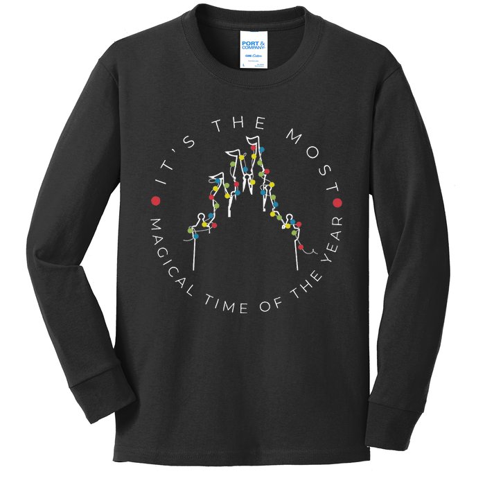 Its The Most Magical Time Of The Year Christmas Xmas Holiday Kids Long Sleeve Shirt