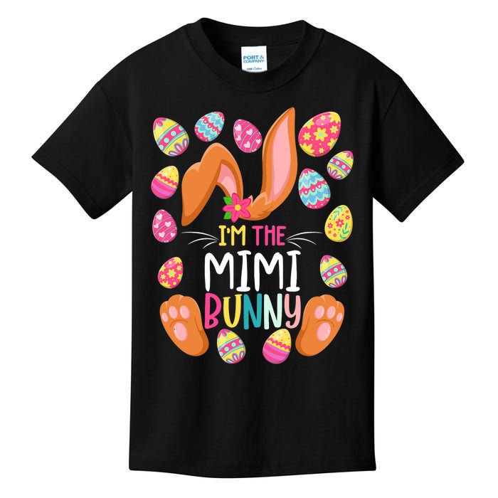 I'm The Mimi Bunny Easter Funny Easter Mother's Day Kids T-Shirt