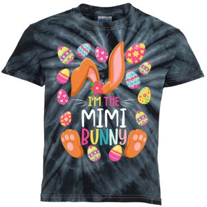 I'm The Mimi Bunny Easter Funny Easter Mother's Day Kids Tie-Dye T-Shirt