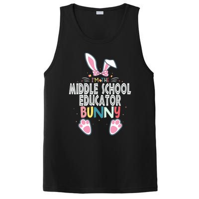 I'm The Middle School Educator Bunny Easter Day Rabbit Great Gift PosiCharge Competitor Tank