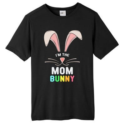 I'm The Mom Bunny Matching Family Easter Party Gift Tall Fusion ChromaSoft Performance T-Shirt