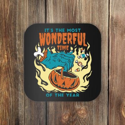 Its The Most Wonderful Time Of The Year Funny Halloween Coaster