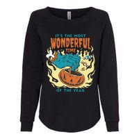 Its The Most Wonderful Time Of The Year Funny Halloween Womens California Wash Sweatshirt