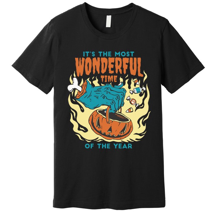 Its The Most Wonderful Time Of The Year Funny Halloween Premium T-Shirt