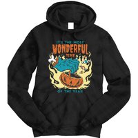 Its The Most Wonderful Time Of The Year Funny Halloween Tie Dye Hoodie