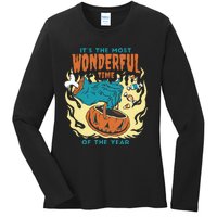 Its The Most Wonderful Time Of The Year Funny Halloween Ladies Long Sleeve Shirt