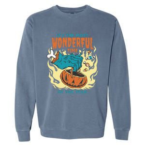 Its The Most Wonderful Time Of The Year Funny Halloween Garment-Dyed Sweatshirt