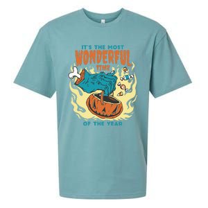 Its The Most Wonderful Time Of The Year Funny Halloween Sueded Cloud Jersey T-Shirt