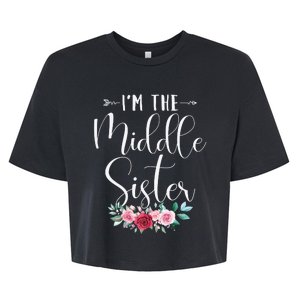 I'm The Middle Sister I'm The Middle Sister Bella+Canvas Jersey Crop Tee