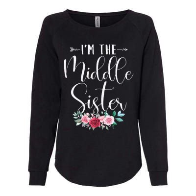 I'm The Middle Sister I'm The Middle Sister Womens California Wash Sweatshirt