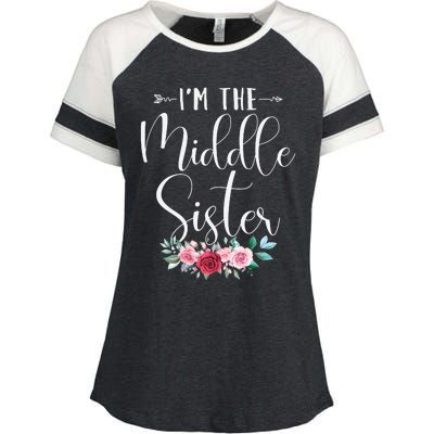 I'm The Middle Sister I'm The Middle Sister Enza Ladies Jersey Colorblock Tee