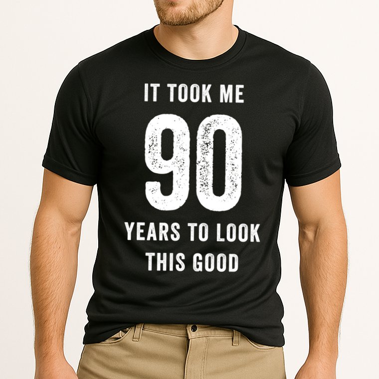 It Took Me 90 Years To Look This Good Awesome 90Th Birthday Gift Cooling Performance Crew T-Shirt