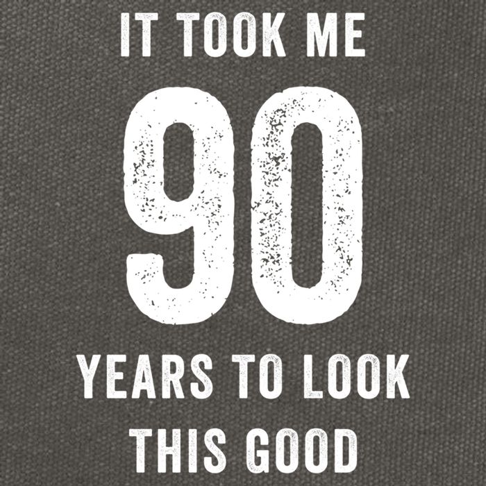 It Took Me 90 Years To Look This Good Awesome 90Th Birthday Gift Cotton Canvas Backpack