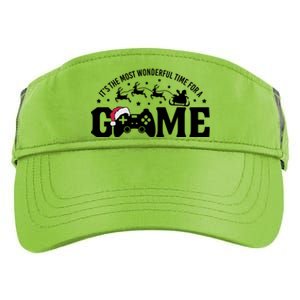 It’S The Most Wonderful Time For A Game Christmas Adult Drive Performance Visor