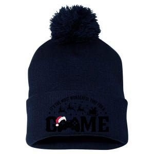 It’S The Most Wonderful Time For A Game Christmas Pom Pom 12in Knit Beanie