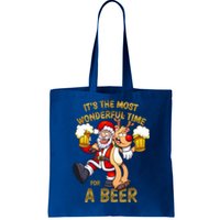 ItS The Most Wonderful Time For A Beer Funny Christmas Meaningful Gift Tote Bag