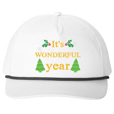 Its The Most Wonderful Time Of The Year Snapback Five-Panel Rope Hat