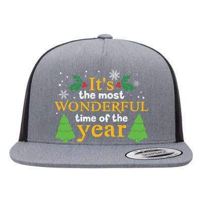 Its The Most Wonderful Time Of The Year Flat Bill Trucker Hat