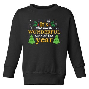 Its The Most Wonderful Time Of The Year Toddler Sweatshirt