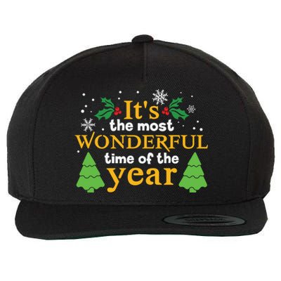 Its The Most Wonderful Time Of The Year Wool Snapback Cap