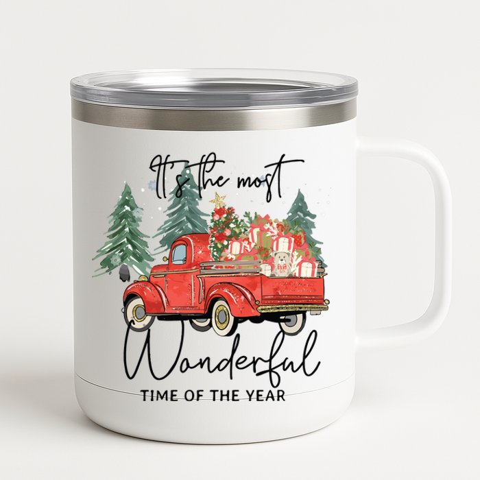 Its The Most Wonderful Time Of Year Sweatee Christmas 12 oz Stainless Steel Tumbler Cup