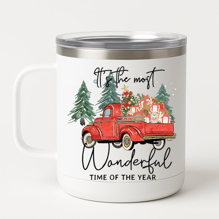 Its The Most Wonderful Time Of Year Sweatee Christmas 12 oz Stainless Steel Tumbler Cup