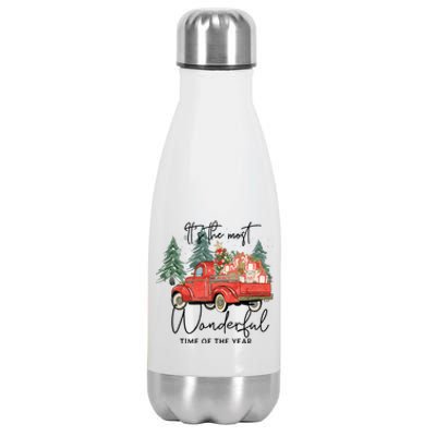 Its The Most Wonderful Time Of Year Sweatee Christmas Stainless Steel Insulated Water Bottle