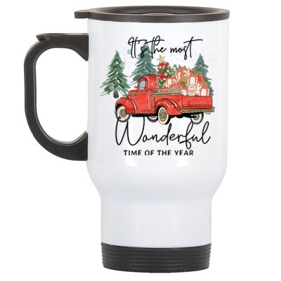 Its The Most Wonderful Time Of Year Sweatee Christmas Stainless Steel Travel Mug