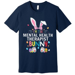 I'm The Mental Health Therapist Bunny Easter Day Rabbit Premium T-Shirt